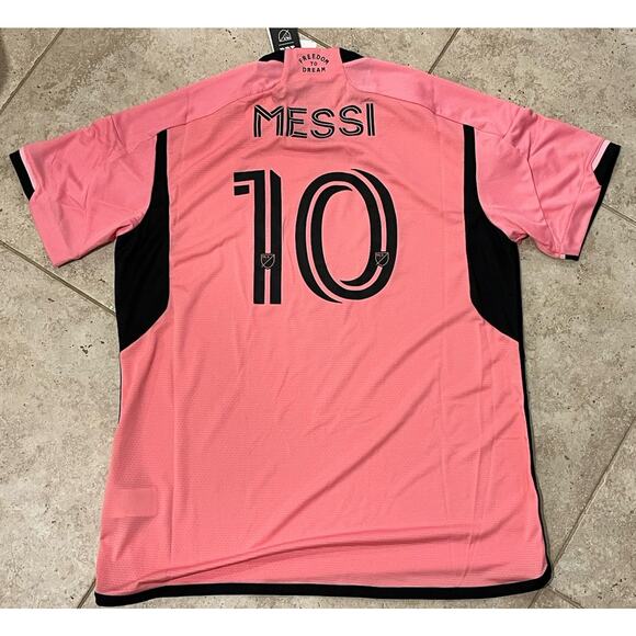 ADIDAS INTER MIAMI CF 24/25 MESSI HOME AUTHENTIC JERSEY #JE9742 $180 Sz XL NWT! - Picture 10 of 15